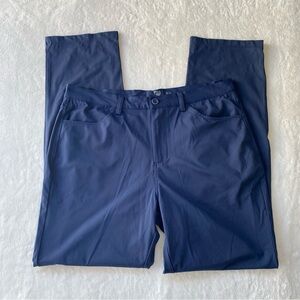 Graham Luxe Performance Golf Pants Size 36 Navy Blue Tech pants